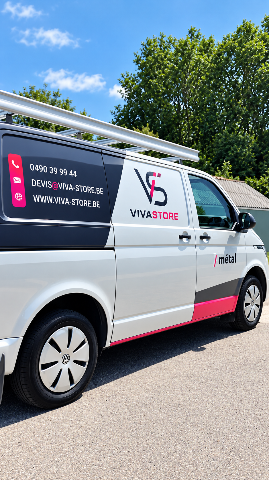 Camionnette Viva Store, entreprise familiale de châssis à Bilzen